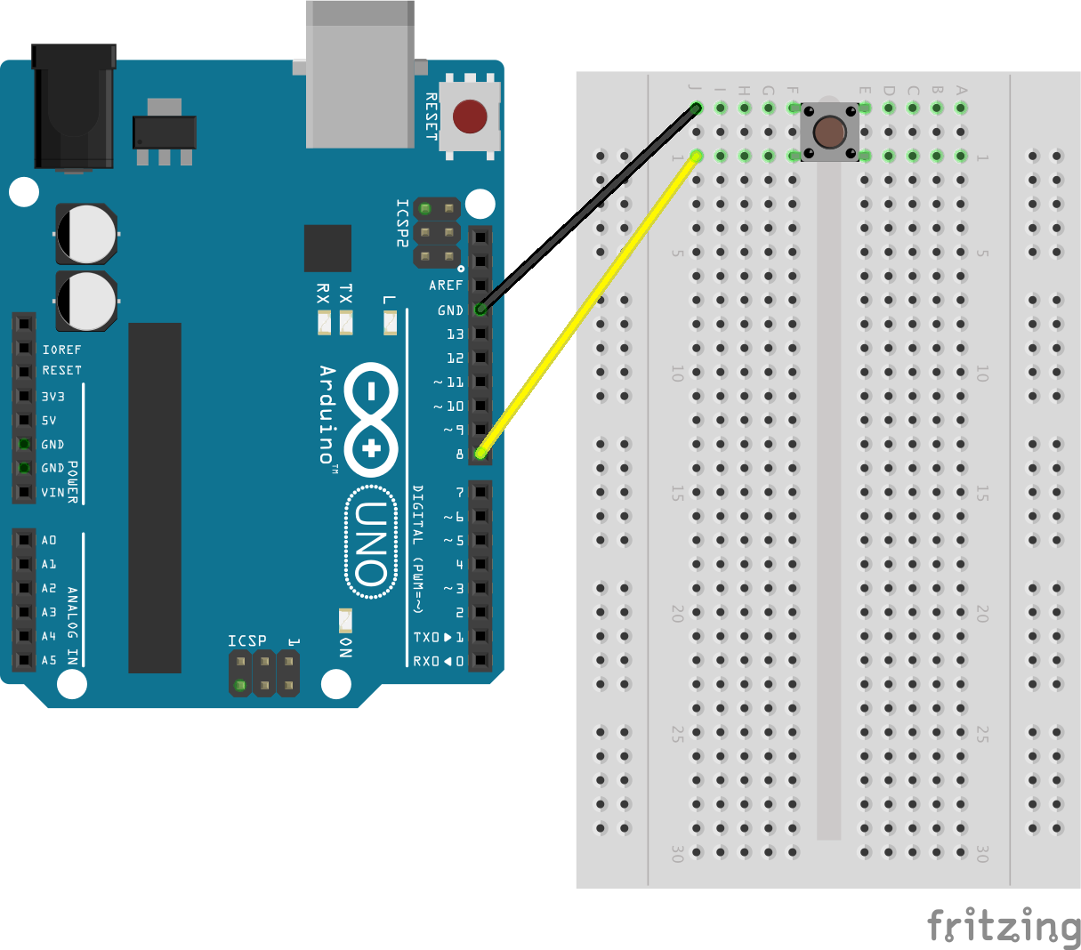 arduino switch button